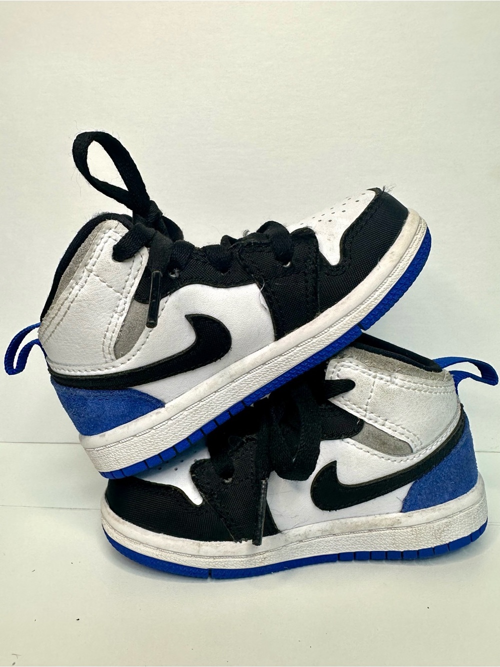 Jordan 1 Mid SE TD Royal Black Toe 6C Toddler Air Jordan